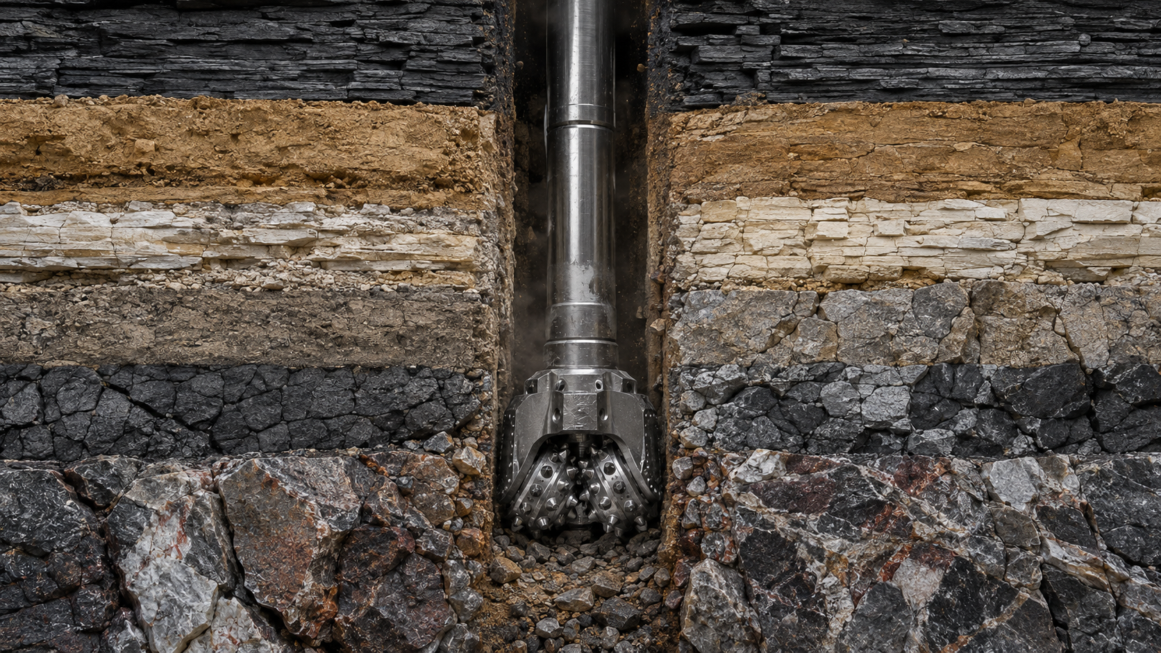 Tricone drill bit selection for different rock formations