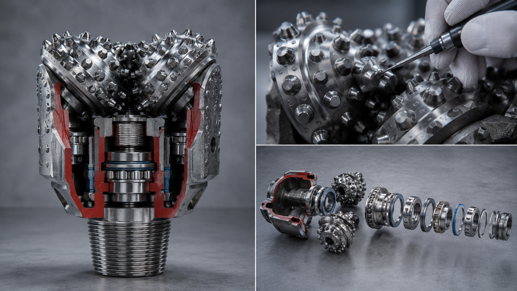 Tricone bit manufacturing and quality inspection