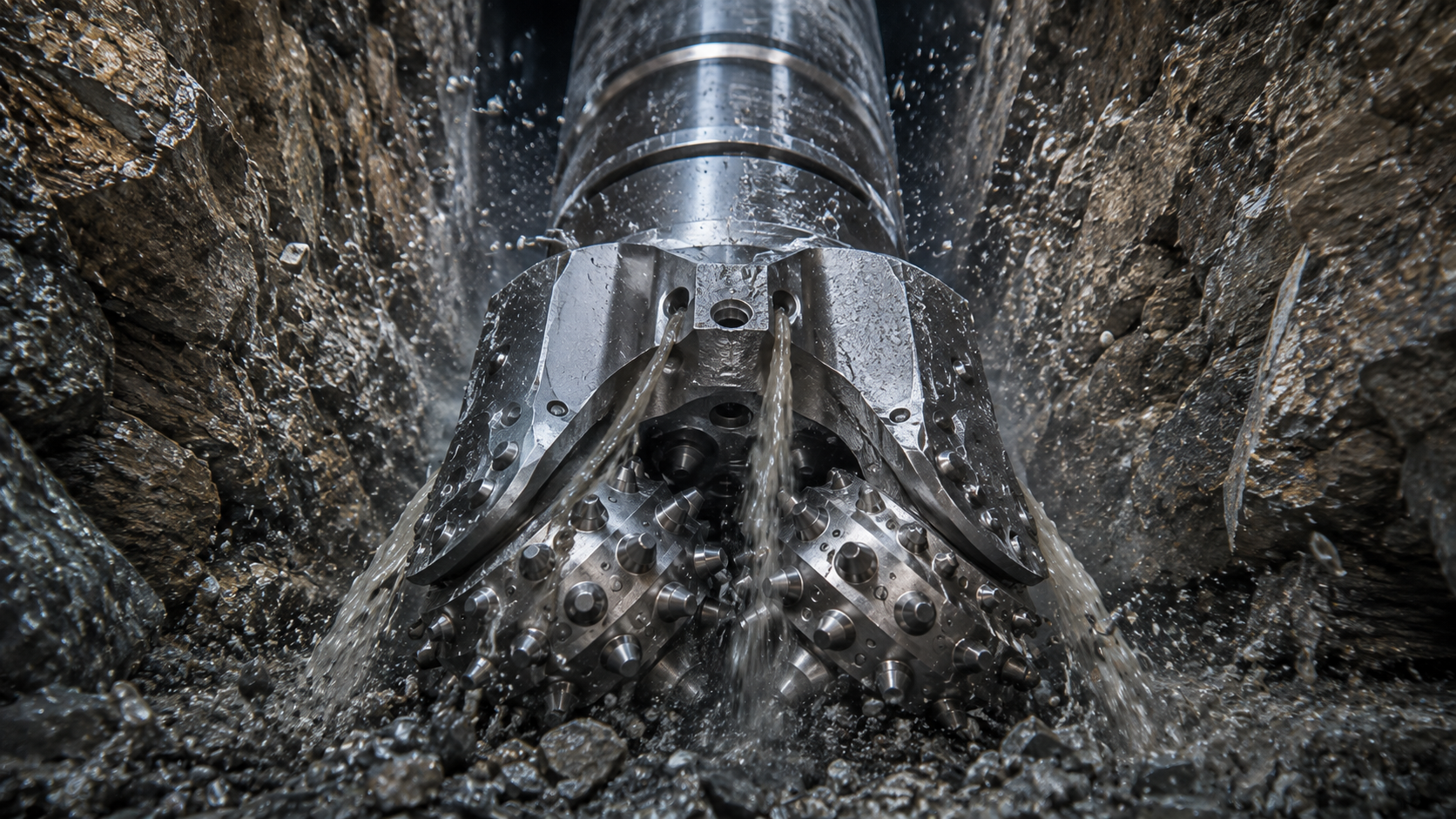 WOB RPM and hydraulic performance of a tricone bit
