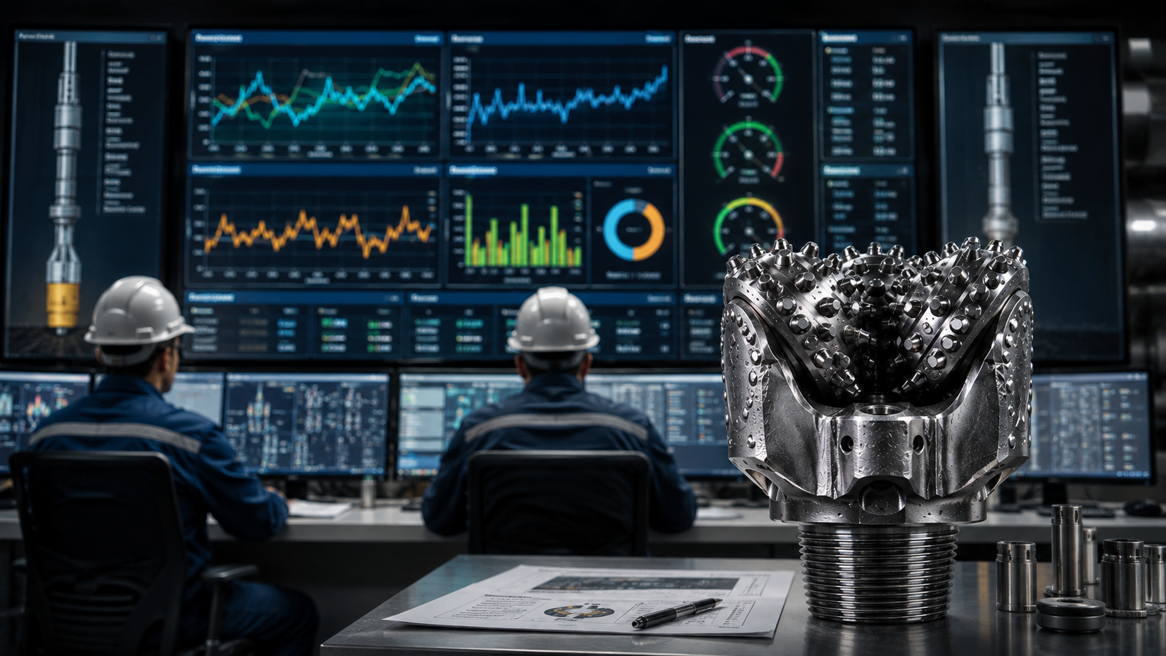 Tricone bit drilling performance data analysis